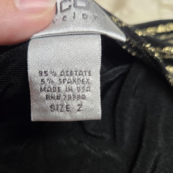 Chico's Travelers Womens Animal Print Tank Top Black and Gold Size Large - Picture 4 of 4